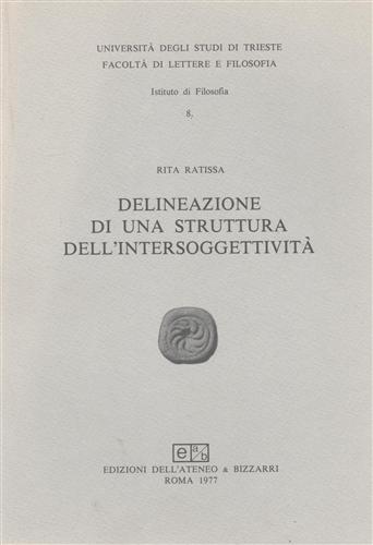 Ratissa,Rita. - Delineazione di una struttura dell'intersoggettivit.