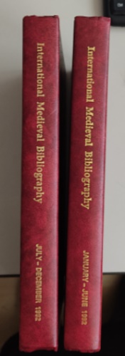 -- - International Medieval Bibliography Volume 26, Part 1,2. January - December 1992. Bibliografia per lo studio del