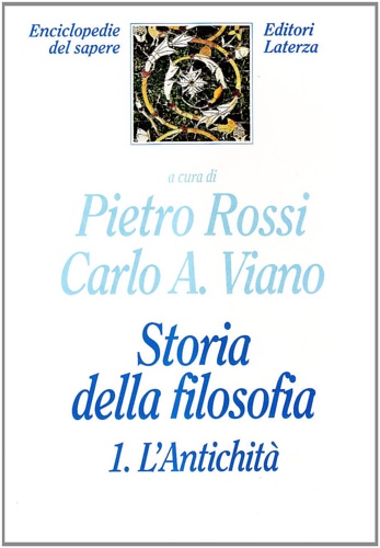 -- - Storia della filosofia. Vol.1: L'Antichit.