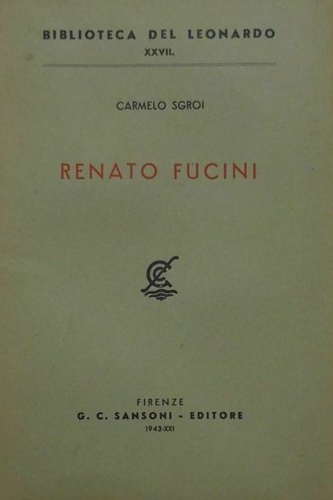 Sgroi,Carmelo. - Renato Fucini.