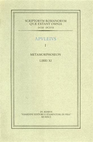 Apuleius. - Metamorphoseon.