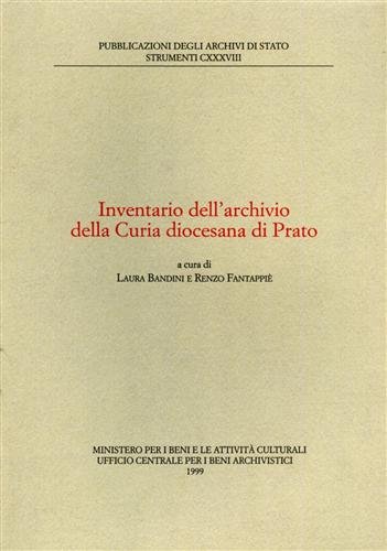 -- - Inventario dell'Archivio della Curia diocesana di Prato.
