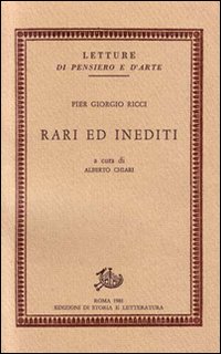 Ricci,Pier Giorgio. - Rari e inediti.