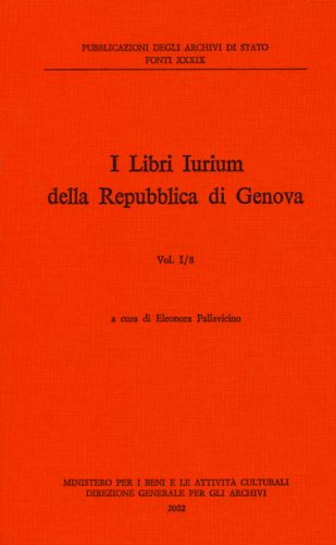 -- - I Libri Iurium della Repubblica di Genova. I/8.