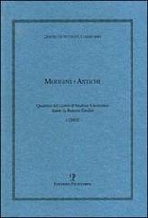 -- - Moderni e Antichi. Quaderni del Centro di Studi sul Classicismo. N.I (2003).