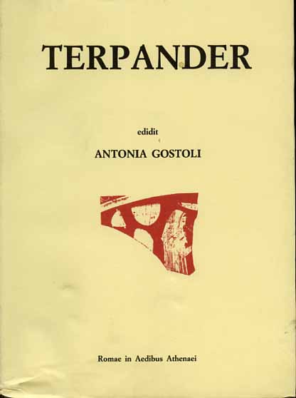 Gostoli,Antonia. - Terpander.