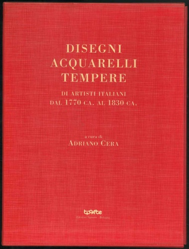 -- - Disegni, acquarelli, tempere di artisti italiani dal 1770 ca. al 1830 ca. Artisti trattati: Ademollo Albertolli, Angelini, Appiani, Bagetti, Bartolini, Basiletti, Basoli, Belli, Benvenuti, Bertolani, Bevilacqua, Bezzuoli, Bigatti, Bison, Bonomini, Borsato, Bossi, Brenna, Cades, Calvi, Cammarano, Cammarano, Camuccini, Canova,