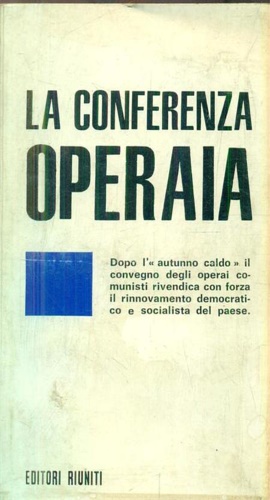 Atti de: - La conferenza operaia.