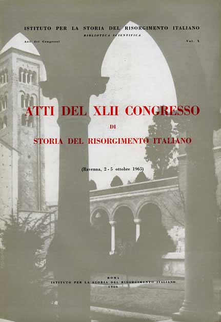 Atti del XLII Congresso di storia del Risorgimento italiano. - Da Villafranca ai Plebisciti.