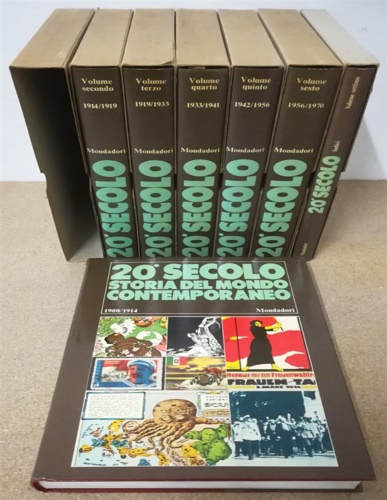 Vegezzi,Brunello. (edizione italiana diretta ). - Ventesimo secolo. Storia del Mondo Contemporaneo. Vol.1 1900/1914; Vol.2 1914/19