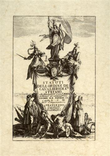 -- - Statuti dell'Ordine de' Cavalieri di Santo Stefano ristampati con l'addizioni in tempo de' Serenissimi Cosimo I