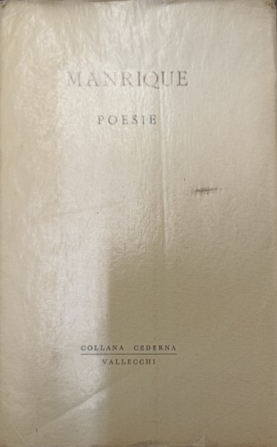 Manrique,Jorge. - Poesie.