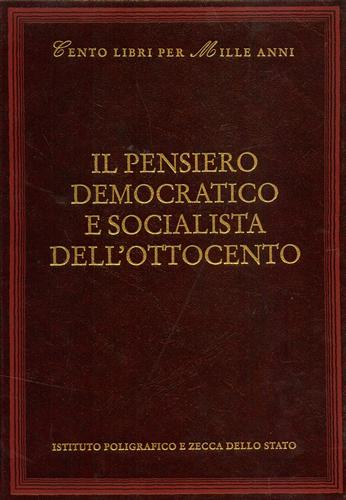 -- - Il pensiero democratico e socialista dell'Ottocento.