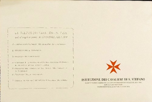Giuliani,Giovanni. - La Piazza dei Cavalieri in Pisa. Manifestazioni celebrative del