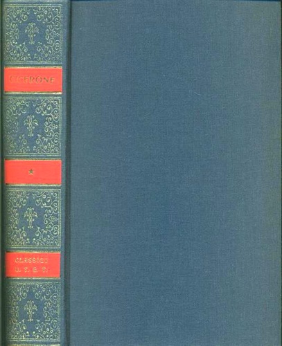 Cicerone. - Epistole ad Attico. Vol.I:libri I-VIII.