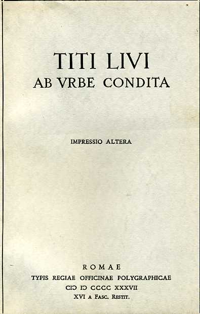 Titi Livi. - Ab urbe condita. Libri XLI-XLV.