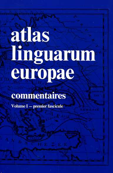 Alinei,Mario. Avanesov,R.I. Brozovic,D. Donadze,Z.N. Itkonen,T.,... - Atlas linguarum Europae. (ALE). Vol.I: Commentaires, premier fascicule: Cartes.