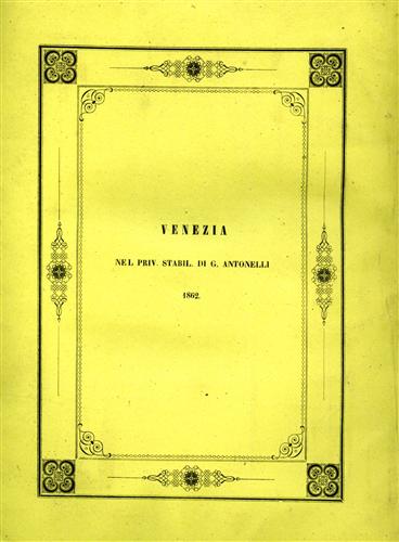 -- - Memorie dell'I. R. Istituto Veneto di Scienze, Lettere ed Arti. Vol.X, Parte terza. Contiene: Turazza,Domenico, Di