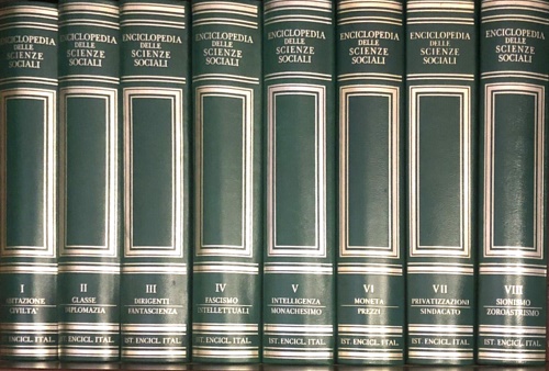Cappeletti,M. Rossi,P. Salvadori,M.L. Labini Sylos,P. et al. - Enciclopedia delle Scienze Sociali.