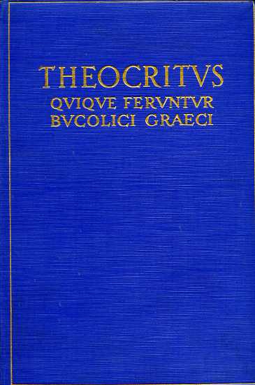 Theocritus. - Quique feruntur bucolici graeci.