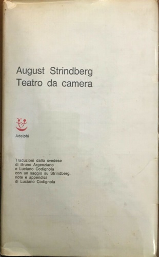 Strindberg,August. - Teatro da camera.