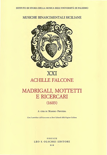 Falcone,Achille. - Madrigali, mottetti e ricercari (1603).