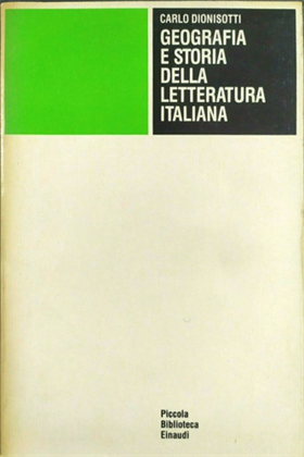 Geografia e storia della letteratura italiana.
