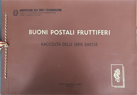 Buoni postali fruttiferi. Raccolta delle serie emesse.