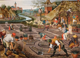 Pieter Brueghel the younger. The Spring.
