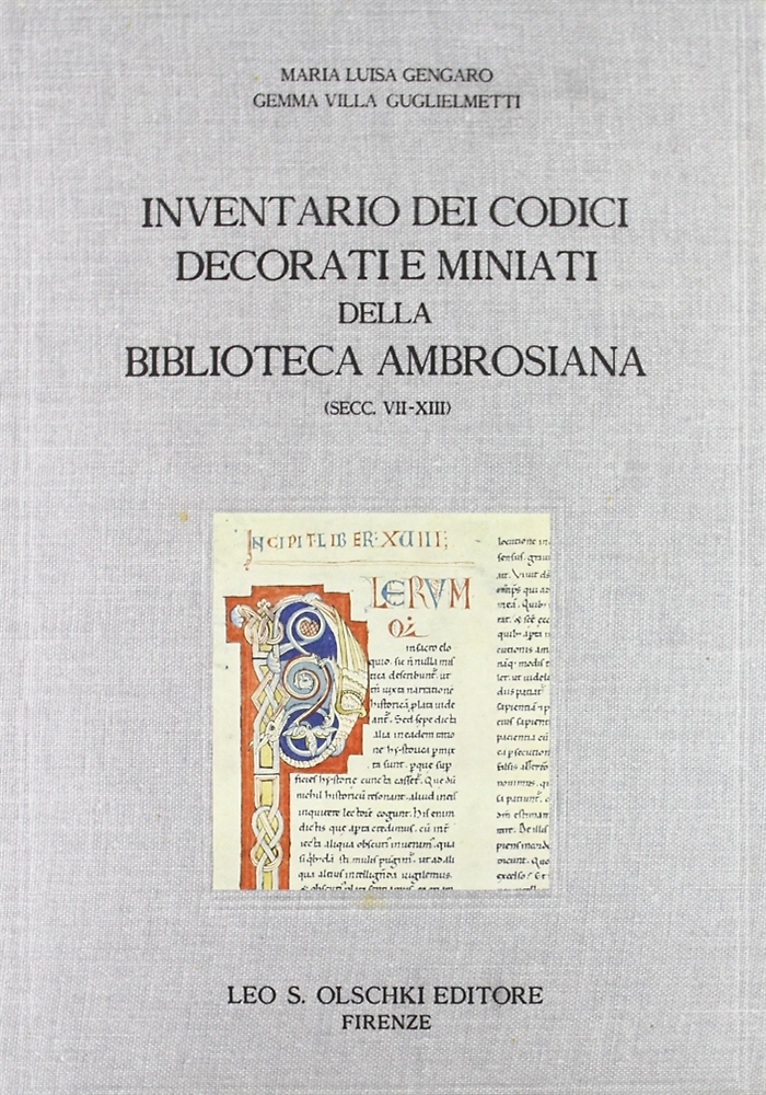 9788822217066-Inventario dei Codici decorati e miniati della Biblioteca Ambrosiana (secc.VII-X