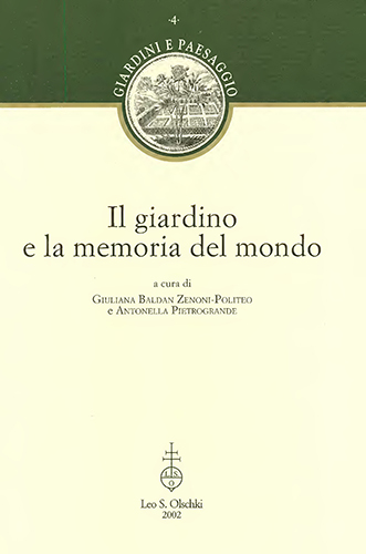 9788822251077-Il Giardino e la memoria del mondo.