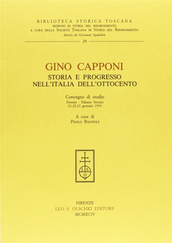 9788822242211-Gino Capponi. Storia e progresso nell'Italia dell'Ottocento.