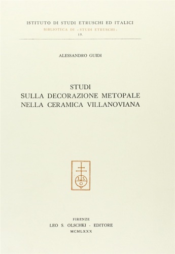 9788822229700-Studi sulla decorazione metopale nella ceramica villanoviana.