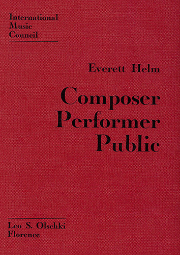 9788822217523-Composer performer public. A study in communication.