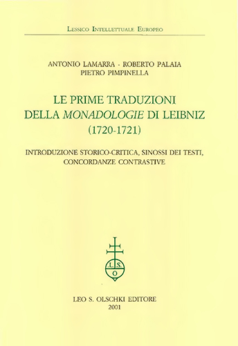 9788822249777-Le prime traduzioni della «Monadologie» di Leibniz (1720-1721). Introduzione sto