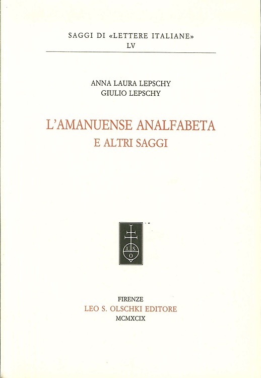 9788822247803-L’amanuense analfabeta e altri saggi.