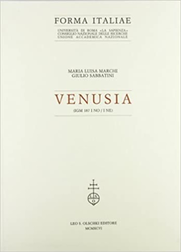 9788822243973-Venusia. (IGM 187 I NO / I NE).