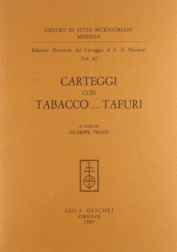 9788822235190-Carteggi con Tabacco... Tafuri.