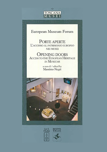 9788822252111-Porte aperte. L’accesso al patrimonio europeo nei musei / Opening doors. Access