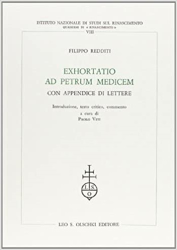 9788822236784-Exhortatio ad Petrum Medicem. Con appendice di lettere.