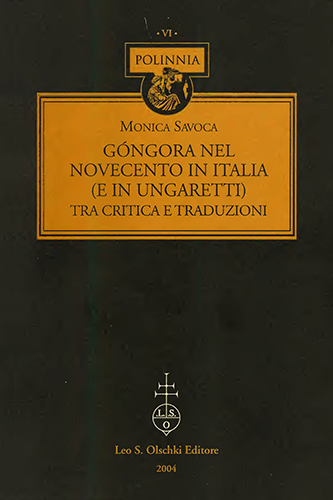 9788822253811-Góngora nel Novecento in Italia (e in Ungaretti) tra critica e traduzioni.
