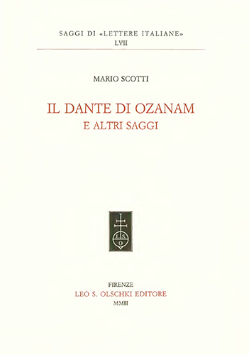 9788822250742-Il Dante di Ozanam e altri saggi.