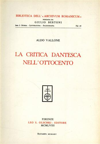 9788822221100-La critica dantesca nell'Ottocento.