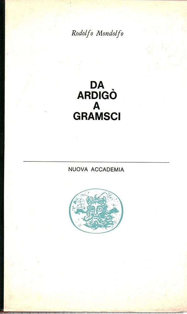 Da Ardigò a Gramsci.