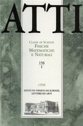 Atti. Classe di Scienze Fisiche, Matematiche e Naturali. N.156. fascicolo I.