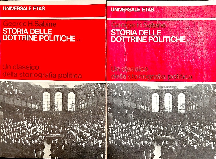 Storia delle dottrine politiche.