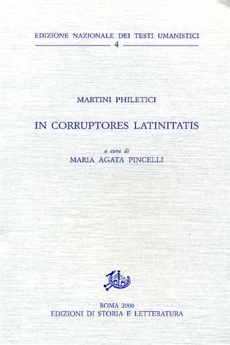 9788887114454-In corruptores latinitatis.