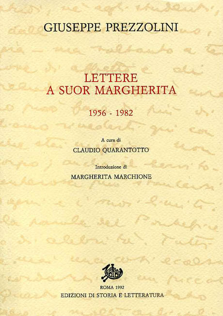 9788884984357-Lettere a suor Margherita. 1956-1982.