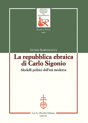9788822256515-La Repubblica ebraica di Carlo Sigonio. Modelli politici dell’età moderna.
