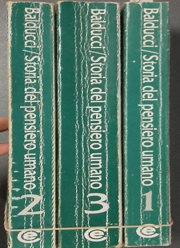 Storia del pensiero umano.